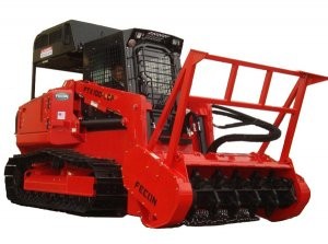Fecon the FTX100 LGP mulching tractor