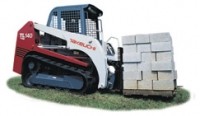 Takeuchi’s TL140 track loader uses wider and longer track