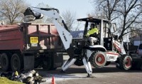 All-wheel steer, four-wheel drive backhoe loader All-wheel steer, four-wheel drive backhoe loader