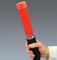 Handheld glow baton safer than flares