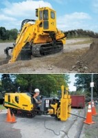Horizontal directional drill for large-diameter drilling projects