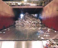 Walking Floor bins to improve MRF efficiency