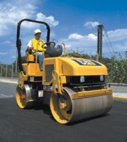 Three utility-sized asphalt compactors Three utility-sized asphalt compactors