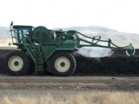 Compost turners provide high production with one person operation