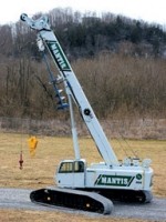 45-ton telescopic-boom crawler crane