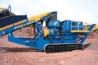 1107 Track-mounted jaw crusher provides heavy-duty option