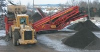 Doublescreen has huge output for asphalt processing