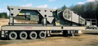 High capacity, portable crushing plant