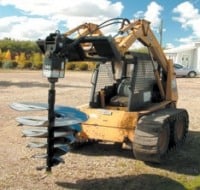 Auger for tree planting
