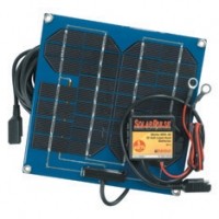 Solar charging system for areas without electrical power