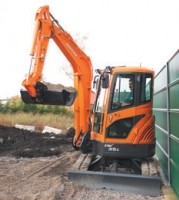 Zero tail swing hydraulic excavator Zero tail swing hydraulic excavator