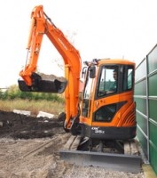 Zero tail swing DX35z hydraulic excavator Zero tail swing DX35z hydraulic excavator