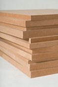Particleboard made from 100 percent recycled and recovered wood waste