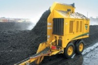 Pull-type compost turner