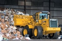 Wheel loader package designed for waste and recycling