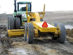 Pull grader built from old graders