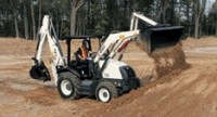 Backhoe operates like an excavator with pilot controls