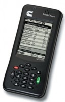 Portable computer and engine-monitoring software