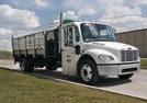 Recycling trucks designed for easy entry and exit