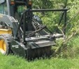 Line of mulching attachments