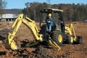 Compact tractor, loader, backhoe