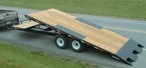 Super-sized split deck tilt trailer