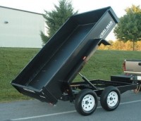 Low-profile dump trailers for range of applications