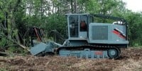 Mulcher features Cat engines and hydrostatic drive