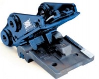 Mechanical quick-coupler for mini-excavators