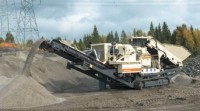 Lokotrack crusher features Barmac VSI on board