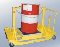 Low ground clearance drum carts