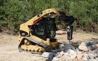 Compact rubber track loaders