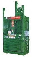 Vertical hydraulic baler