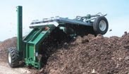 Self-propelled compost turner