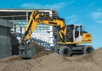 Litronic wheeled excavator