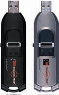 Secure flash drive in larger storage sizes