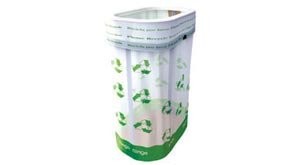 13-gallon portable recycling bins