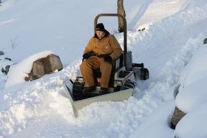 Snow removal system powers through snow efficiently