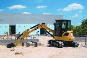 Caterpillar mini excavators have better stability for greater productivity