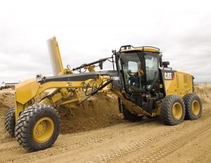 The newest Cat motor graders