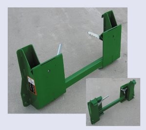 Interfacing attachment for Deere quick attach