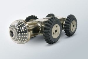 Side-scan pipe with greater resolution, better illumination Side-scan pipe with greater resolution, better illumination