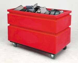 Cart for hauling electronic waste