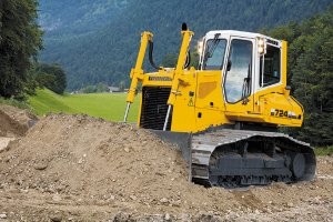 Liebherr PR 724 Litronic dozer with new prefit machine control kit