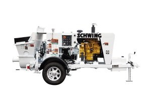 Schwing powers up with Cat engines for stationary concrete pumps