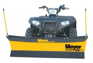 New snow plow and spreader engineered to turn an ATV into a winter workhorse