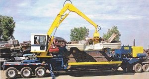 Baler / loggers for auto recycling