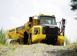 Komatsu Launches New Articulated Truck