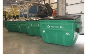 100 percent plastic recycling containers