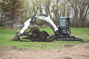 Extendable arm option for Bobcat compact excavator